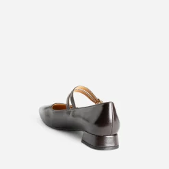 Babies marron foncé double bride