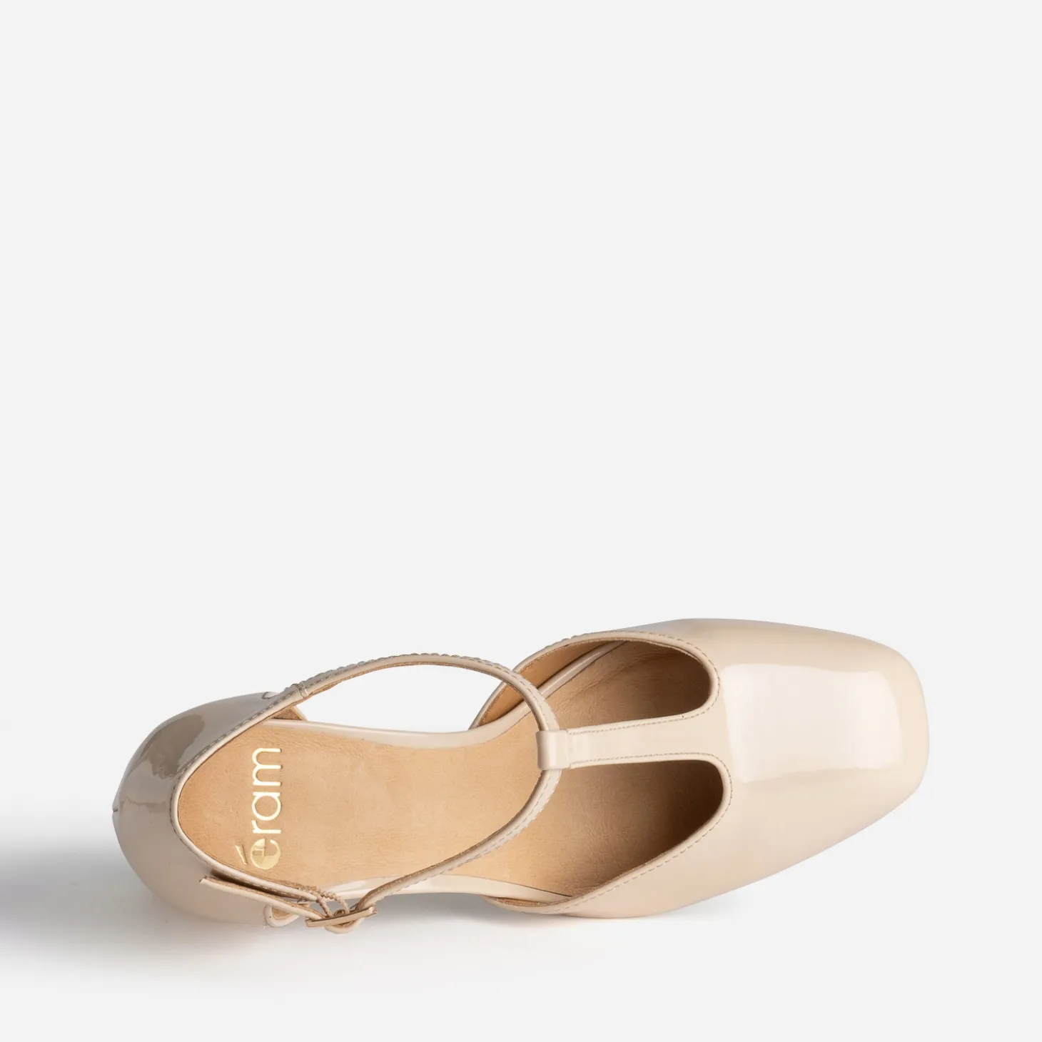 Babies salomé beige vernie à talon