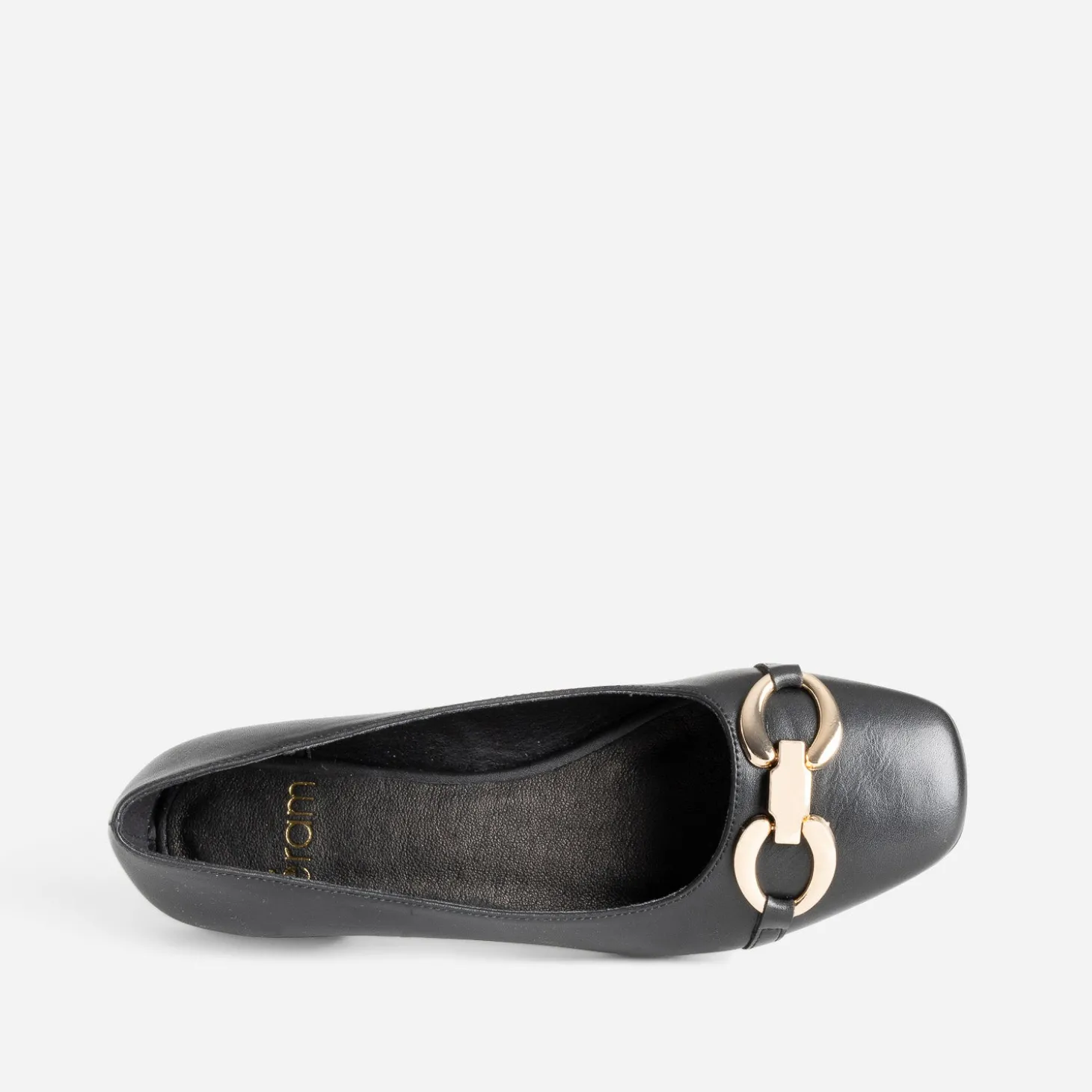 Ballerine à talon noire