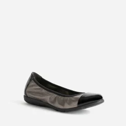 Ballerine CAPRICE bronze élastiquée à bout verni