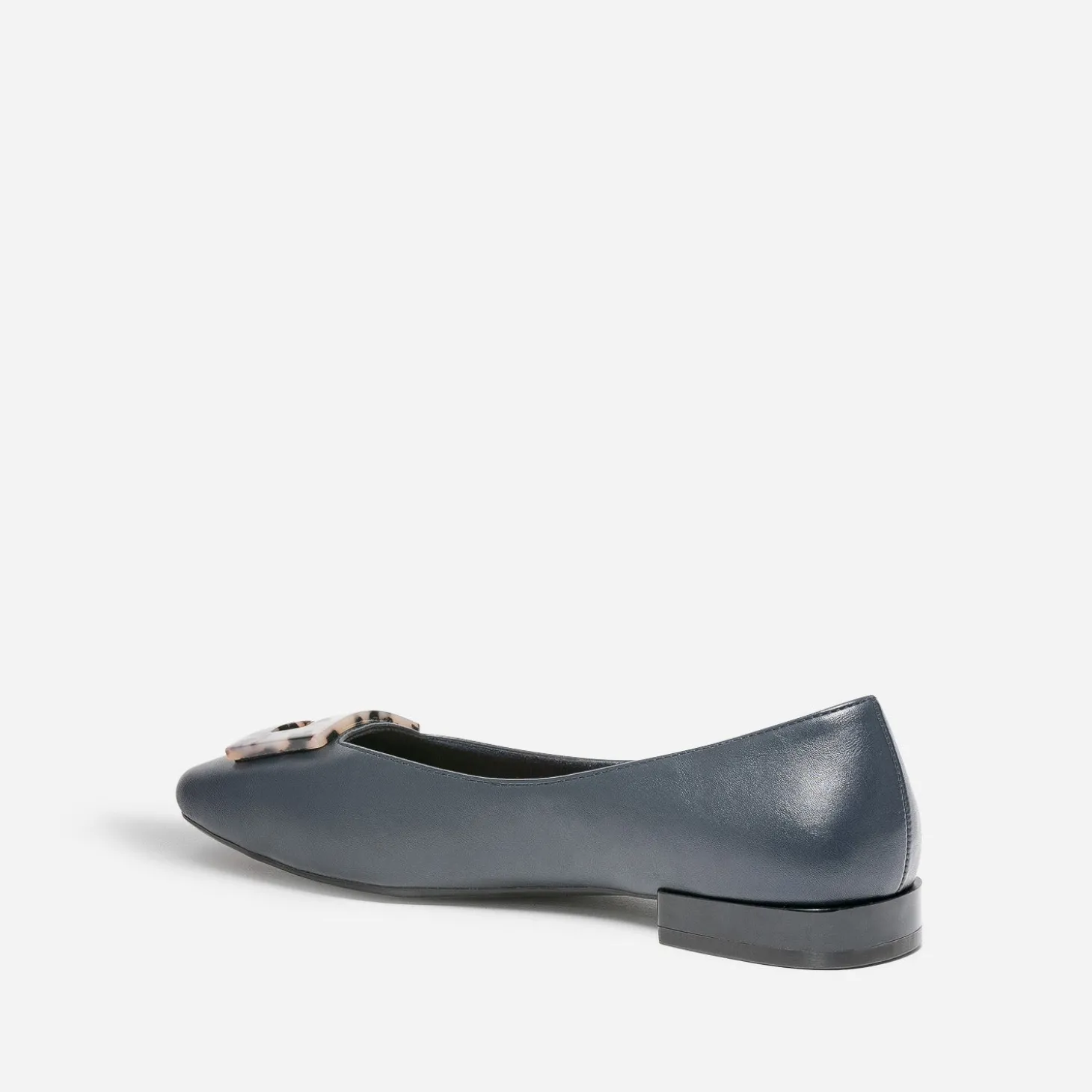 Ballerine marine décor écailles