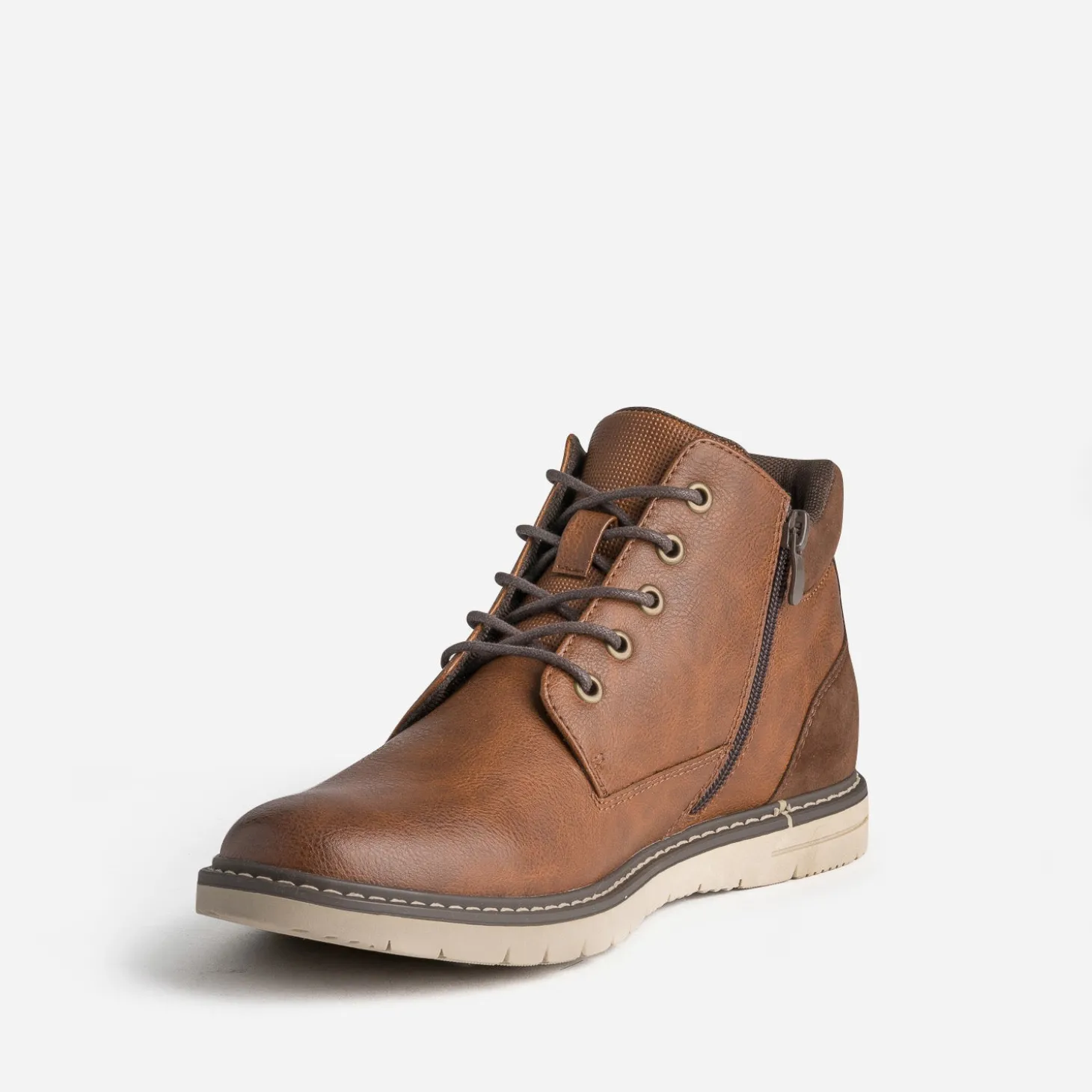 Basket cognac et marron