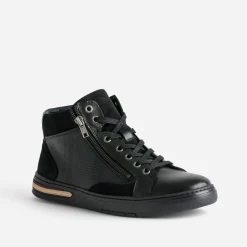 Basket noire cuir