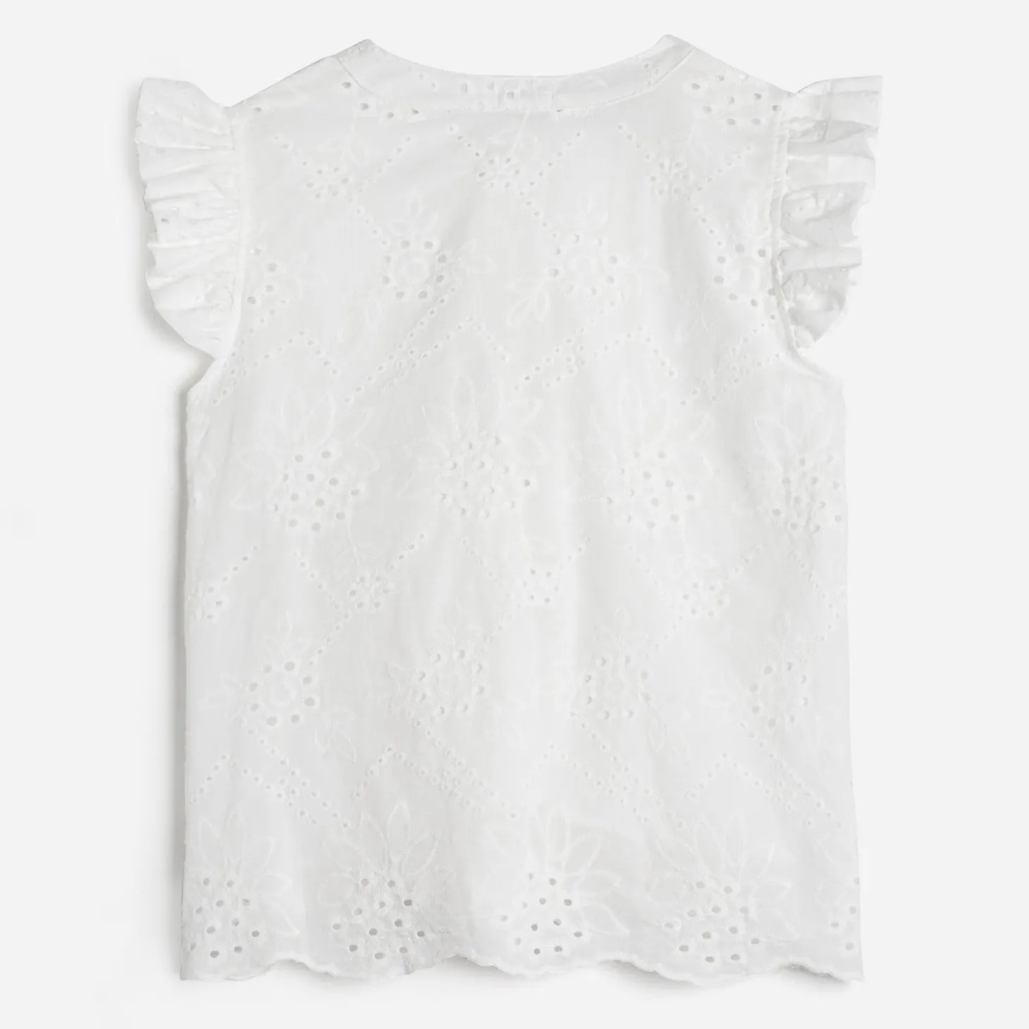 Blouse TEXTO blanche broderies anglaises