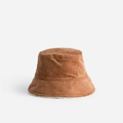 Bob TEXTO réversible velours camel et Sherpa écru