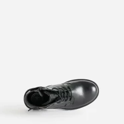Boots à lacet BUGGY noir en cuir