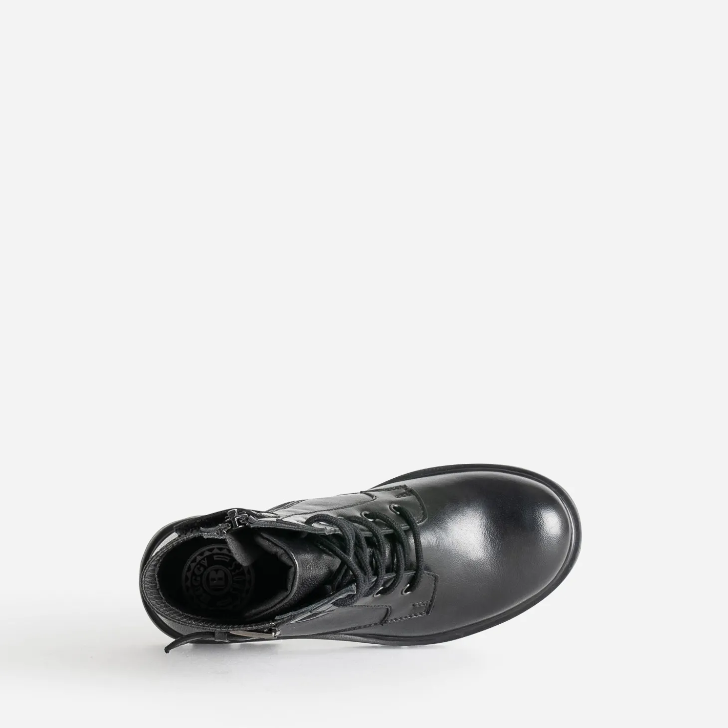 Boots à lacet BUGGY noir en cuir