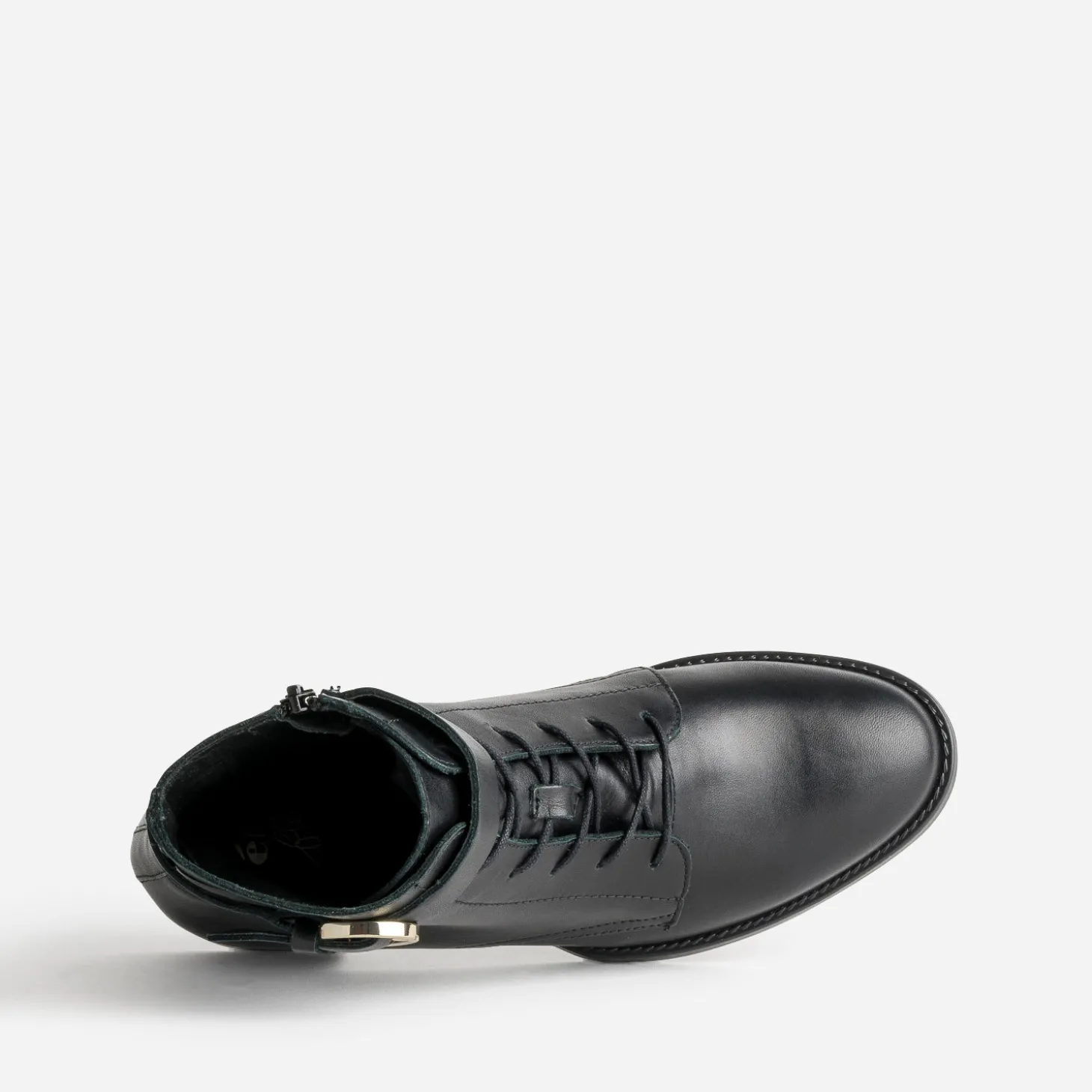 Boots à lacet ERAM FLEX noir cuir