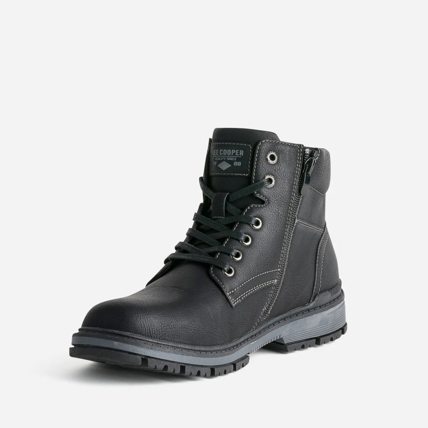 Boots à lacet LEE COOPER noir