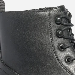 Boots à lacet noir