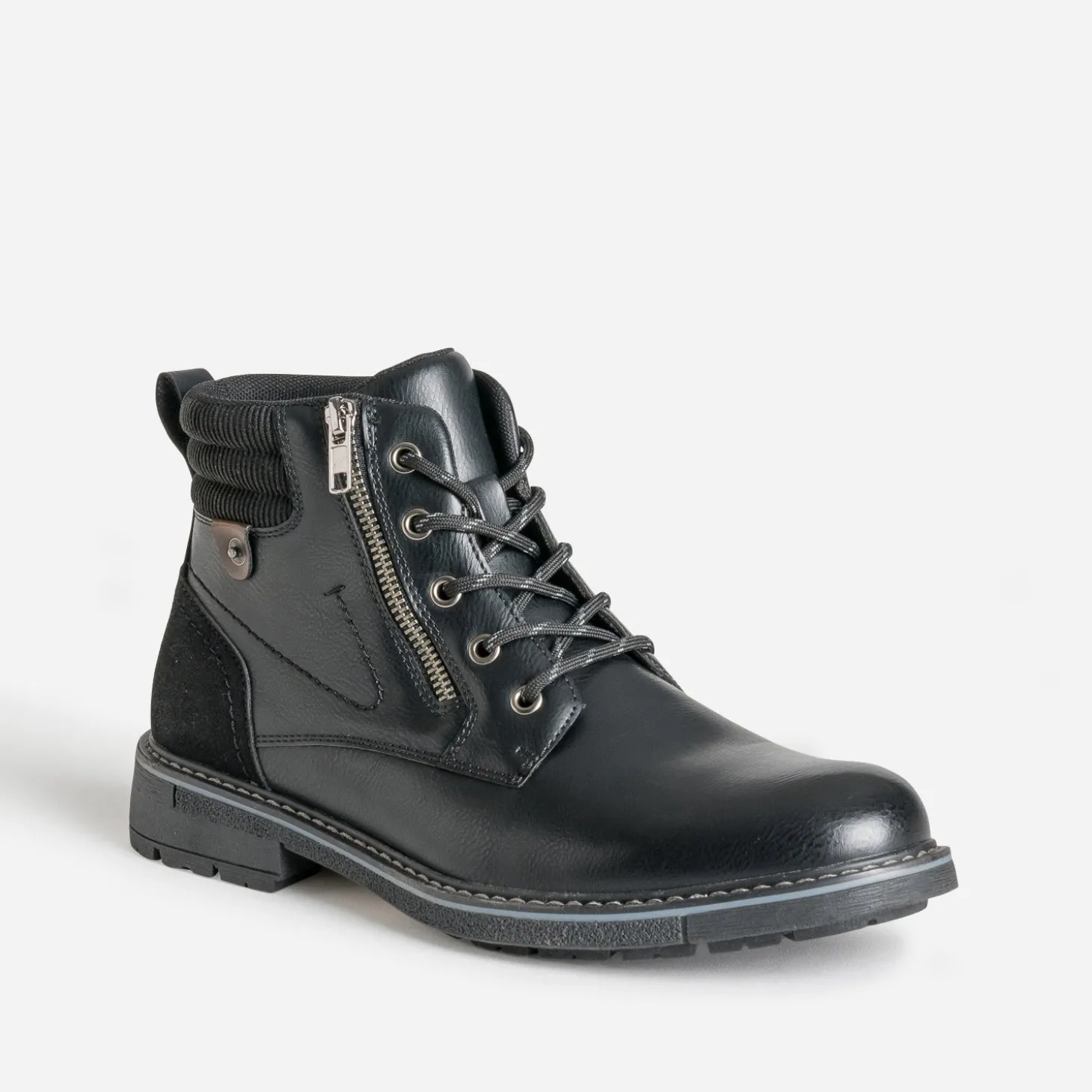 Boots à lacet noir