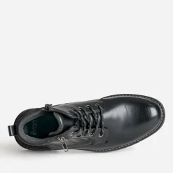 Boots à lacet noir