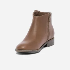 Boots camel avec boucle côté