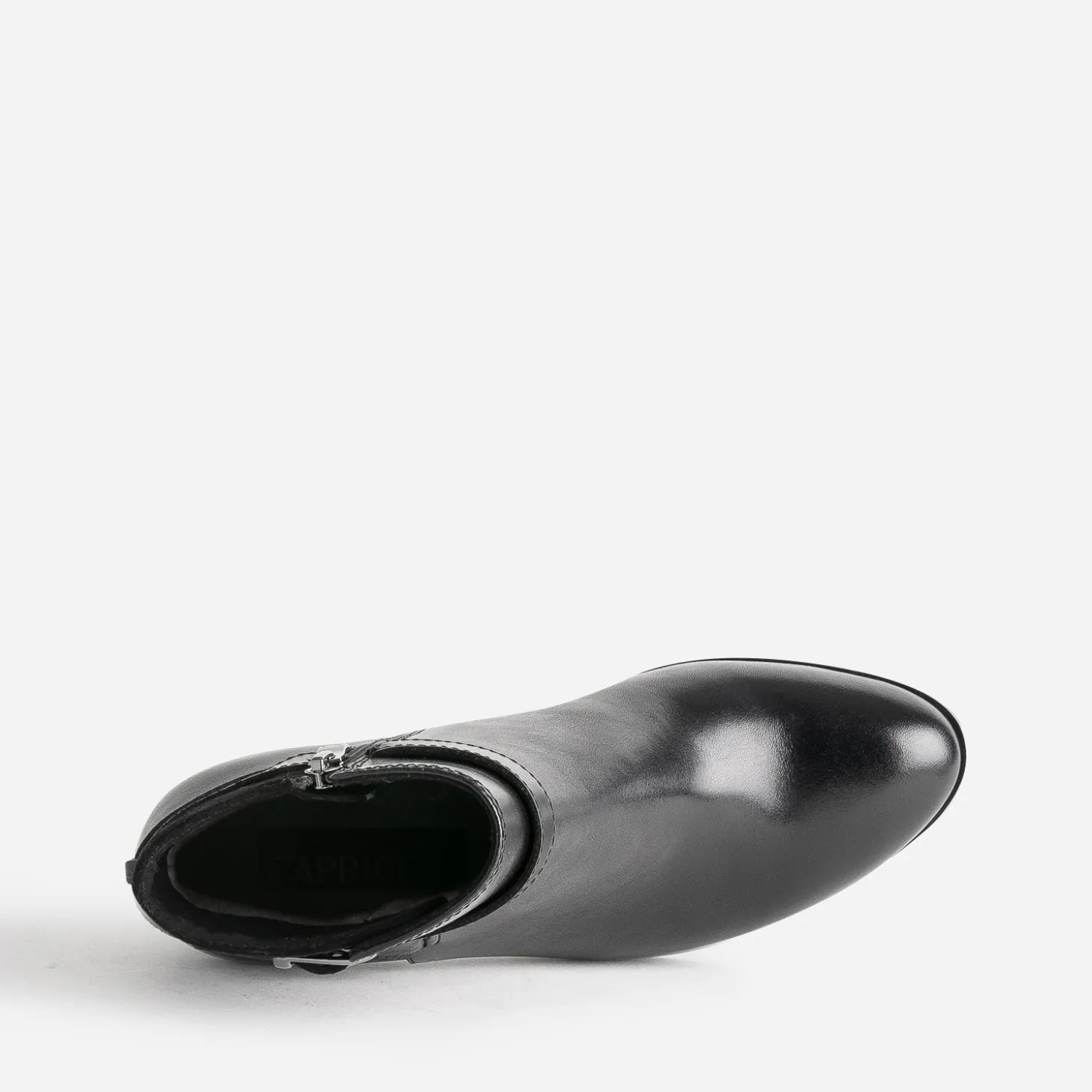 Boots CAPRICE noir en cuir et cuir velours