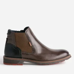 Boots FLUCHOS marron en cuir