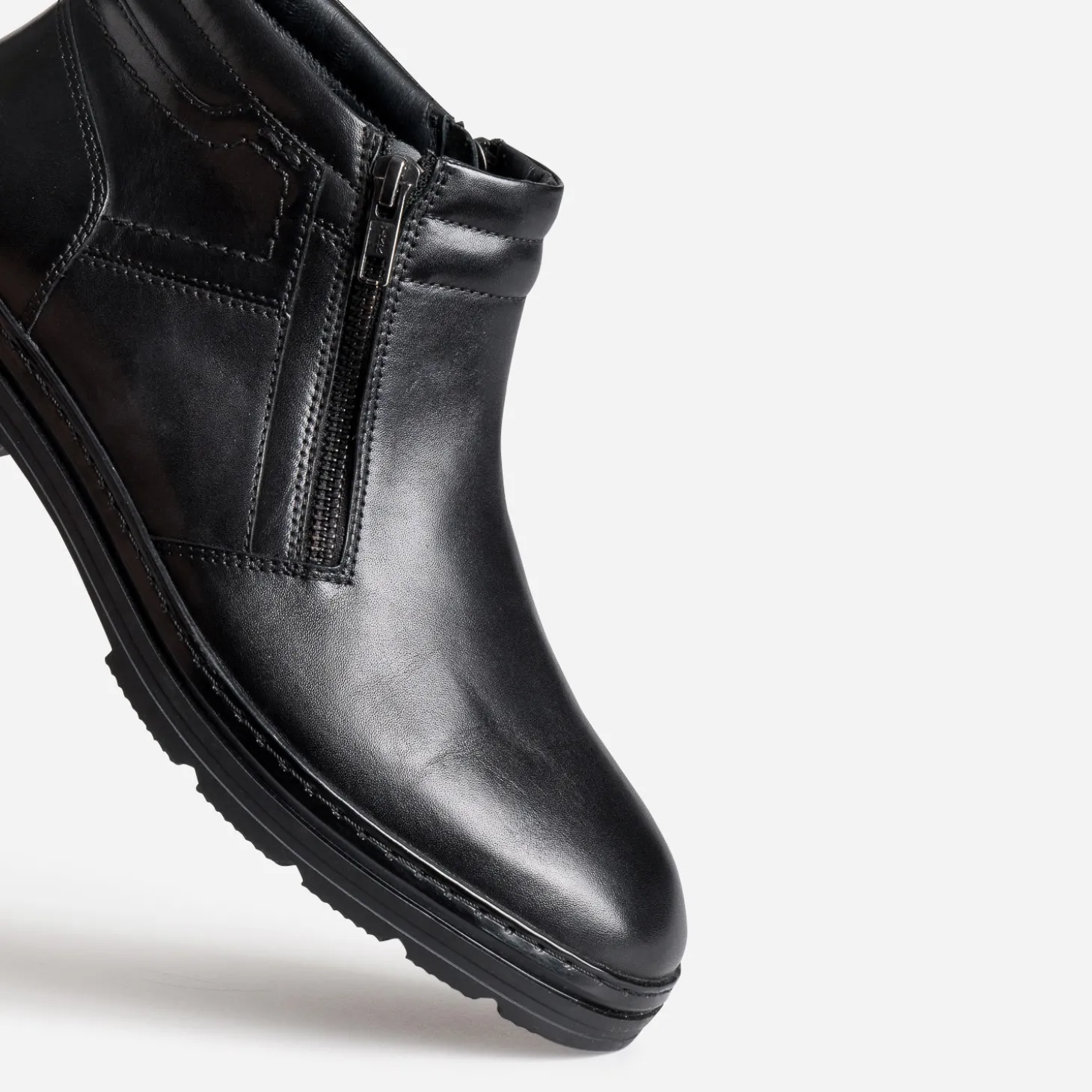 Boots FRANCE ARNO noir cuir