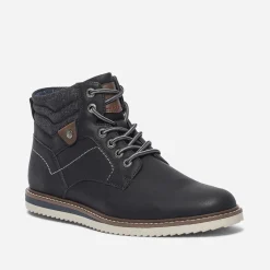 Boots noir à lacet