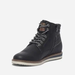 Boots noir à lacet