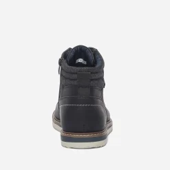 Boots noir à lacet