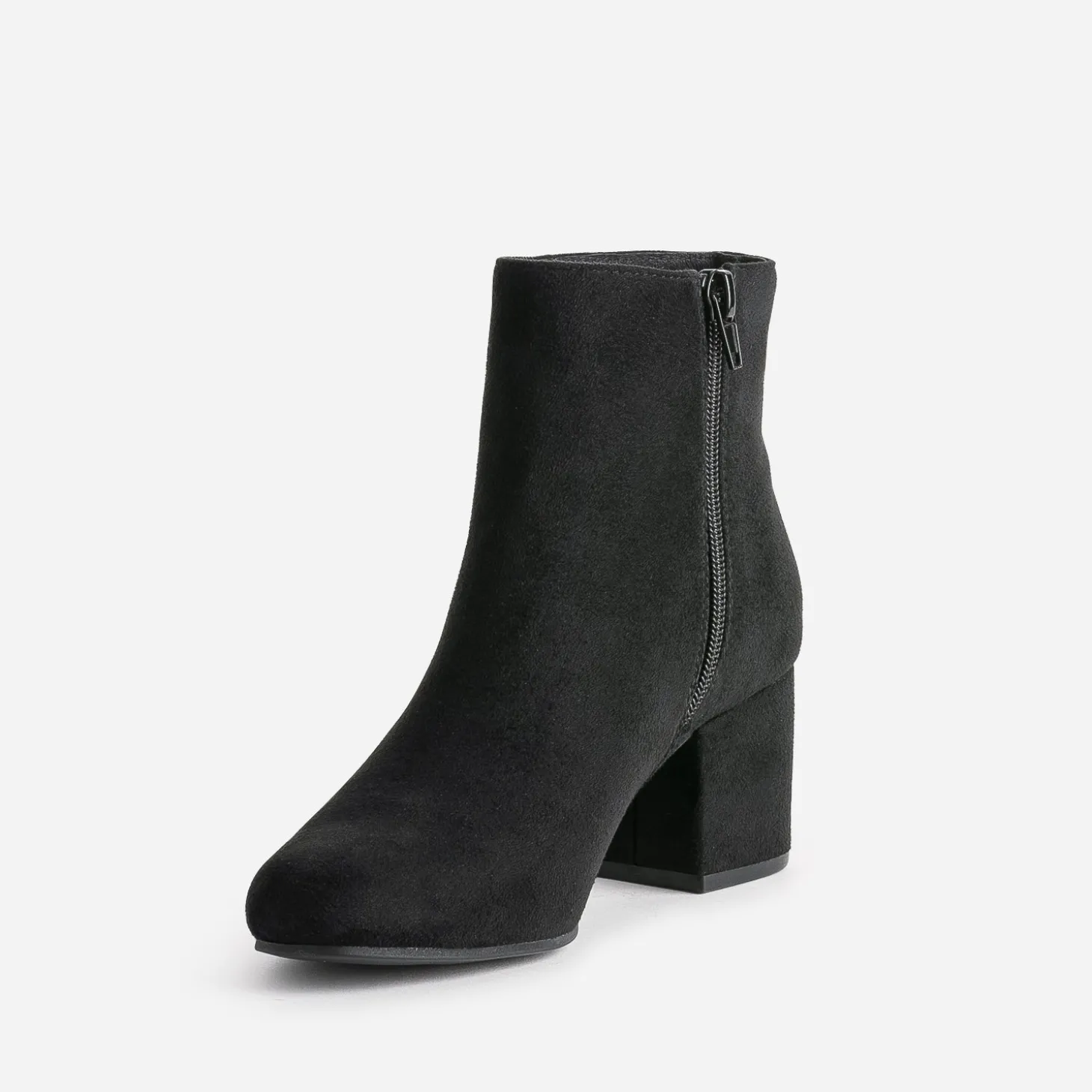 Boots noir suédé
