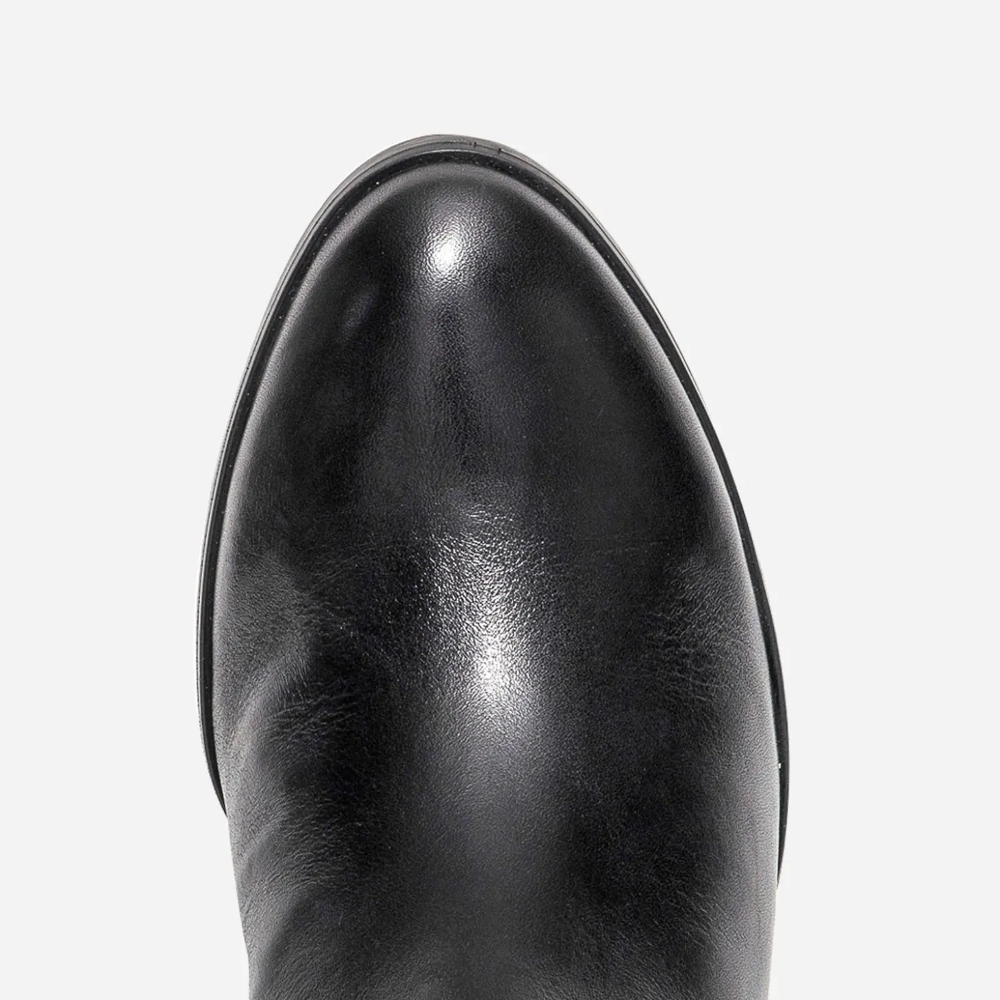 Botte CAPRICE noire cuir bimatière