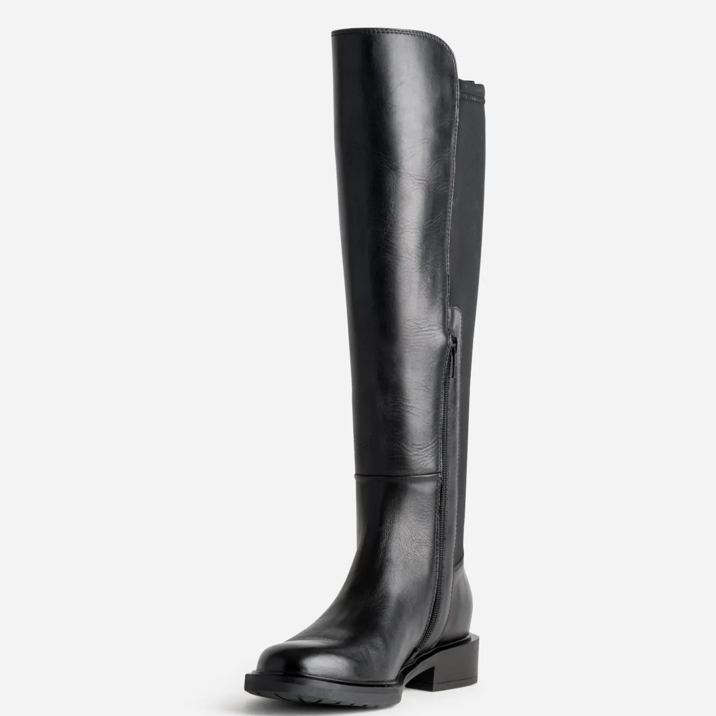 Botte noire bi-matière