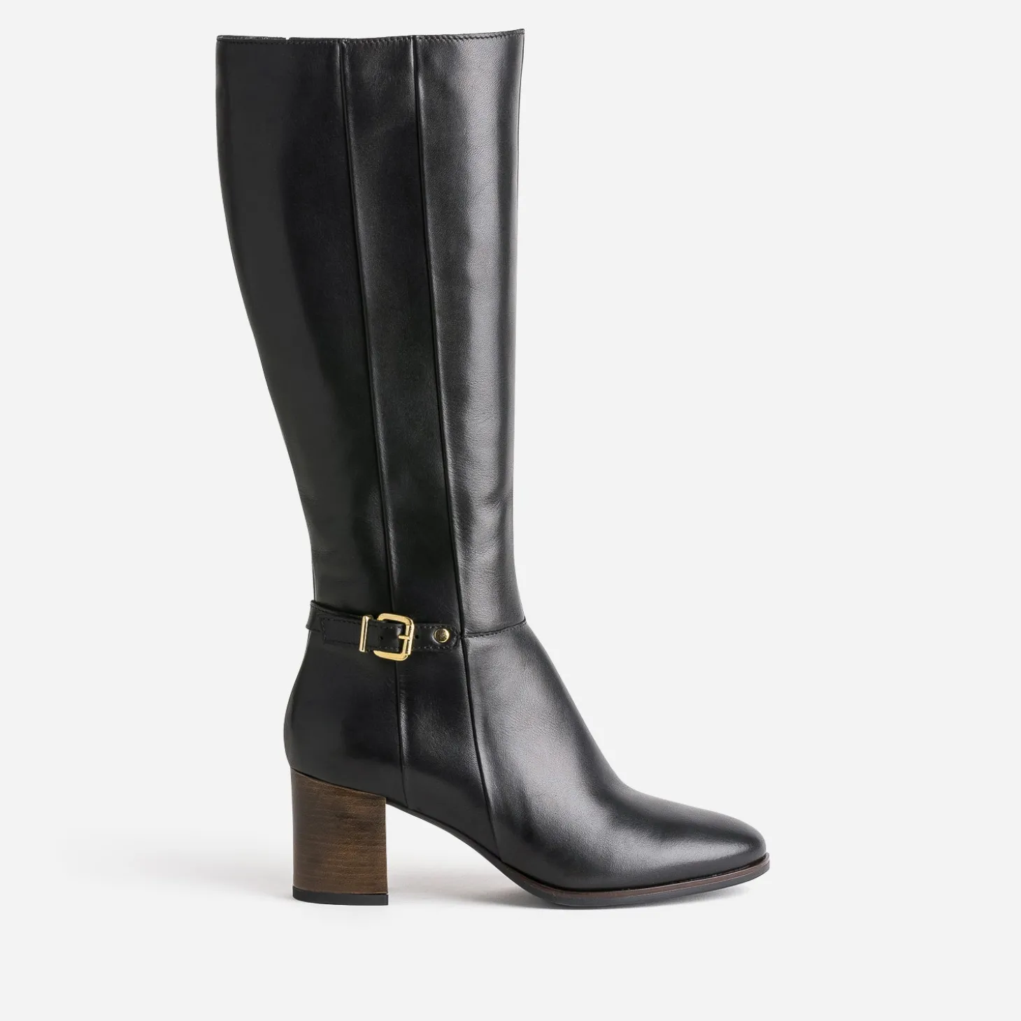 Botte noire éco-conçue en cuir
