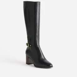 Botte noire éco-conçue en cuir