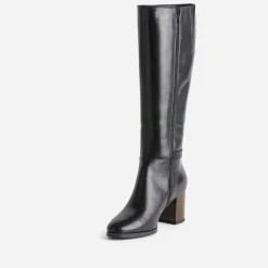 Botte noire éco-conçue en cuir