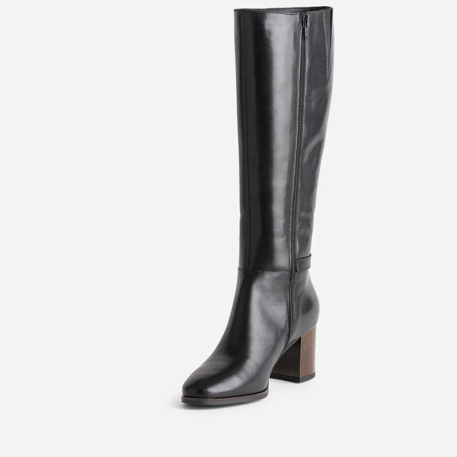 Botte noire éco-conçue en cuir