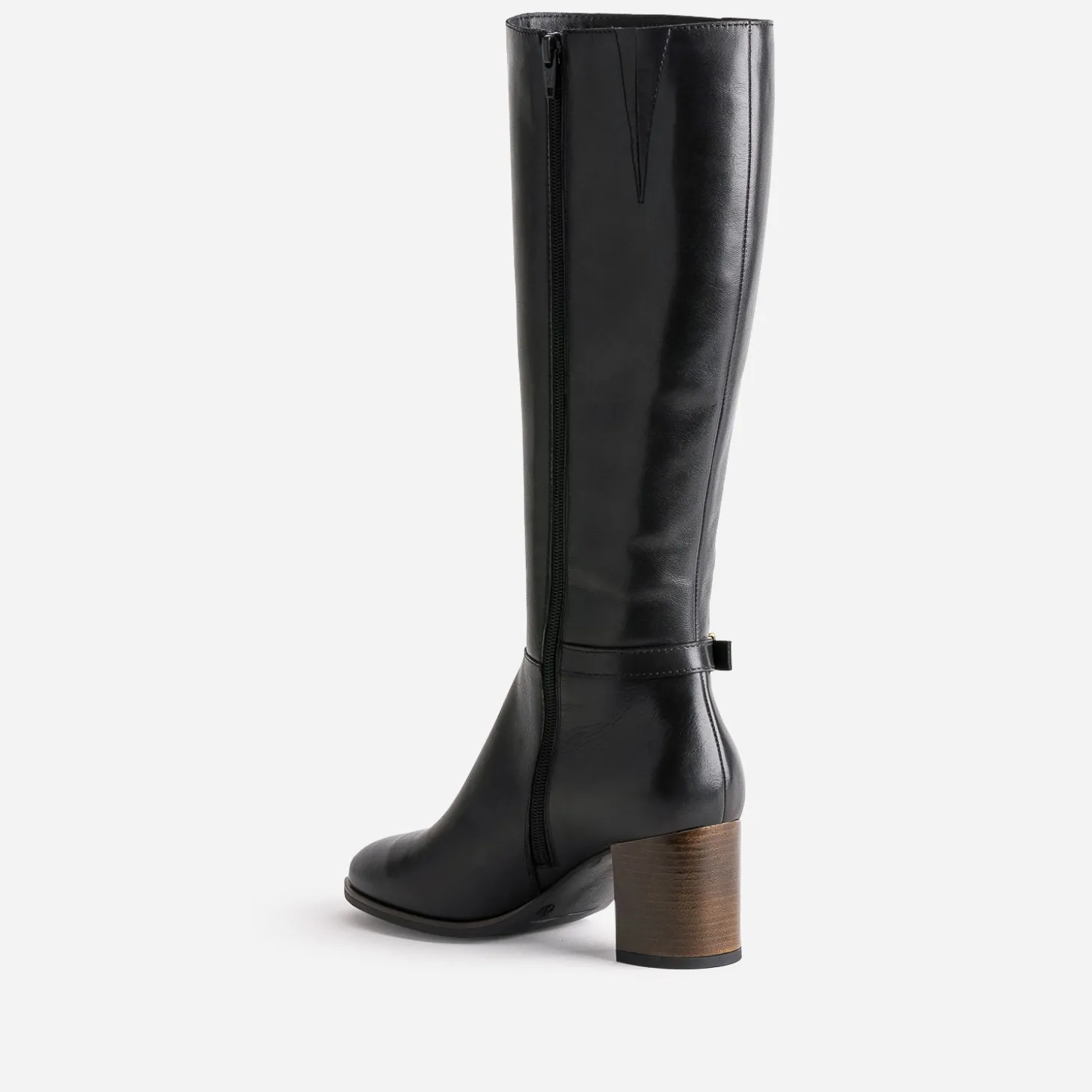 Botte noire éco-conçue en cuir
