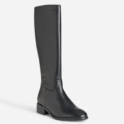 Botte noire cuir
