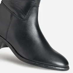 Botte noire cuir
