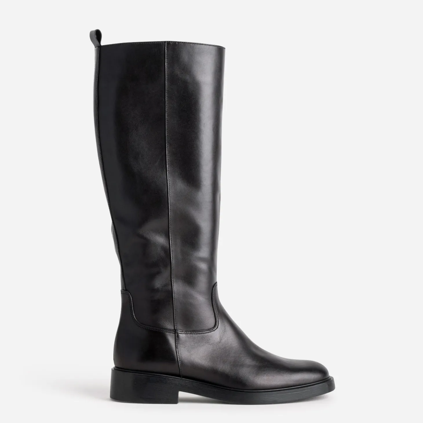 Botte noire cuir