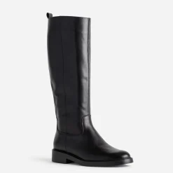 Botte noire cuir