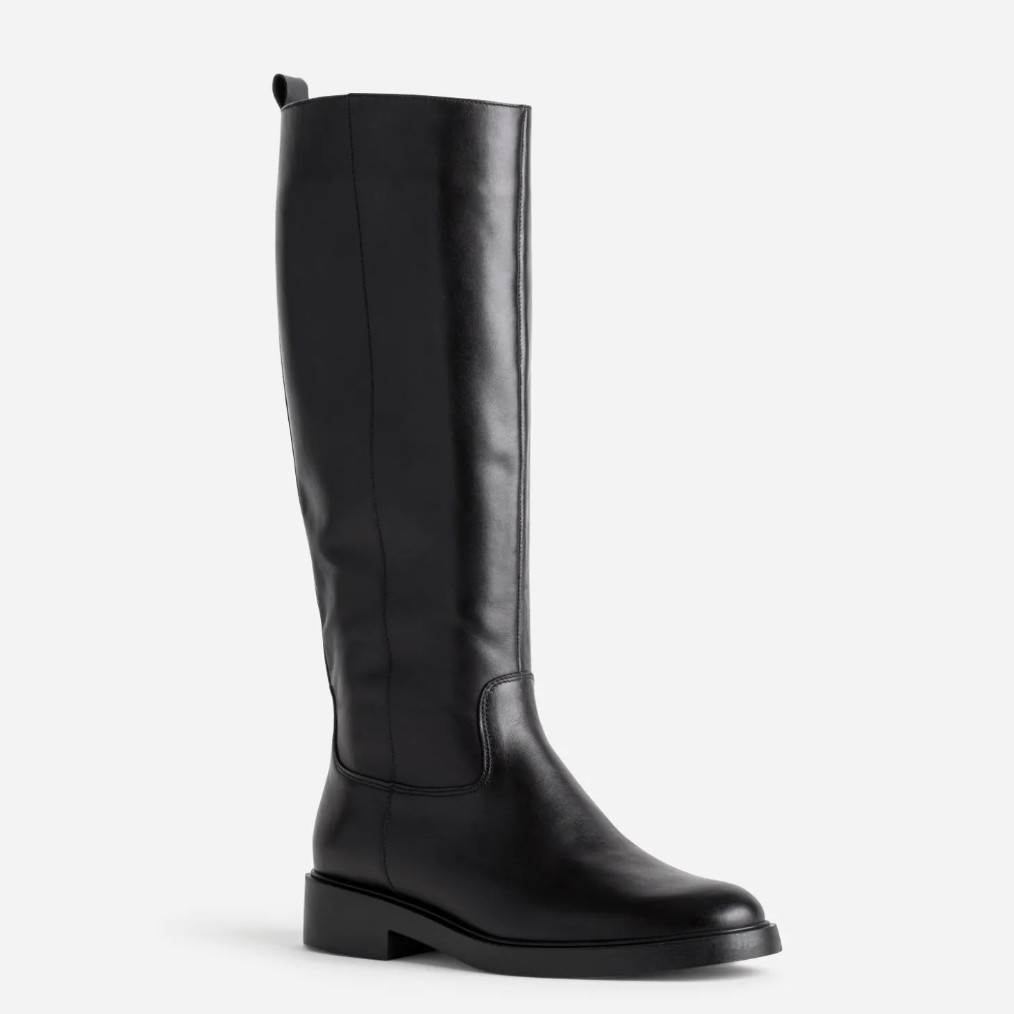 Botte noire cuir