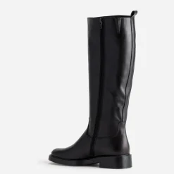 Botte noire cuir