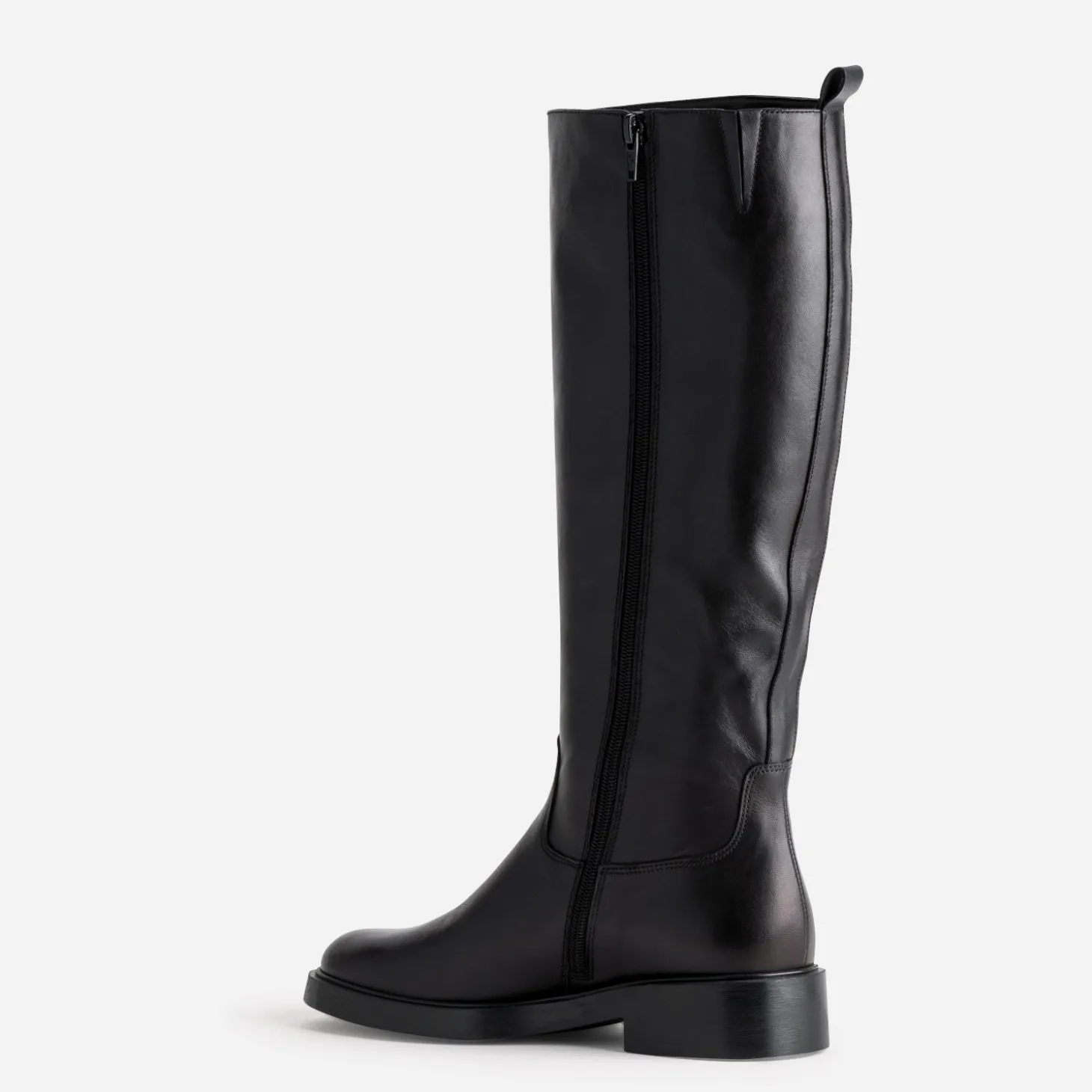 Botte noire cuir