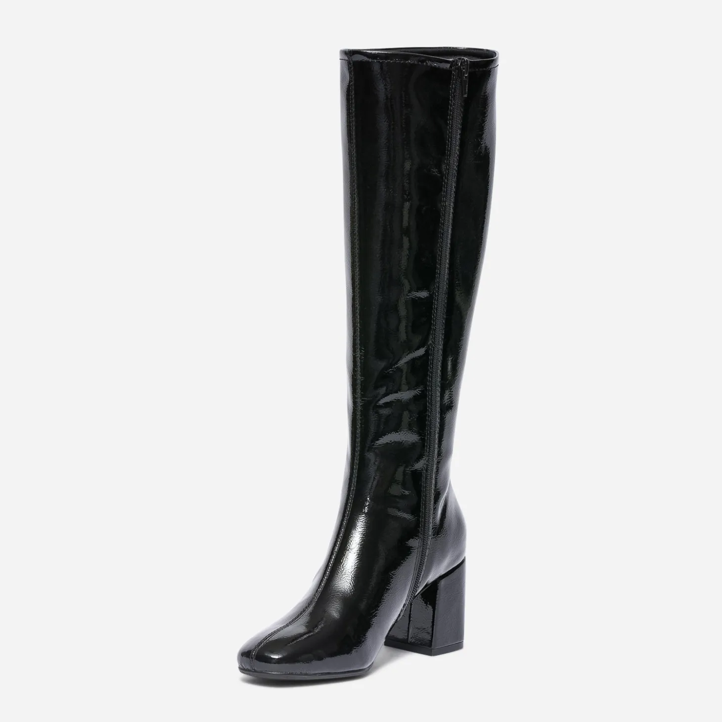 Botte noire vernie