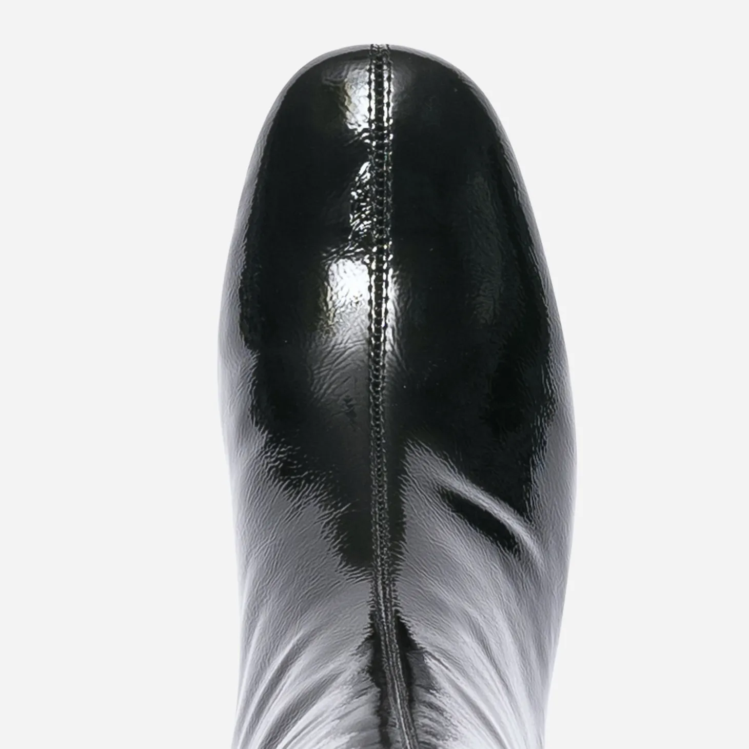 Botte noire vernie