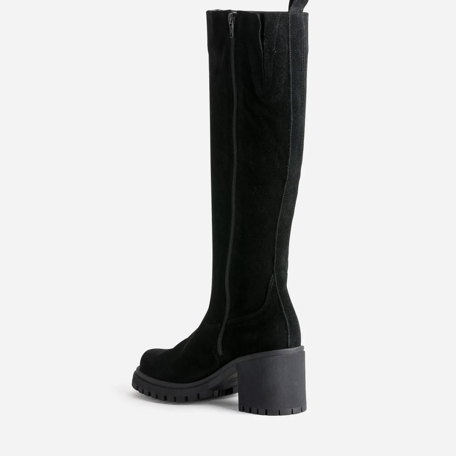 Botte TEXTO noire cuir velours