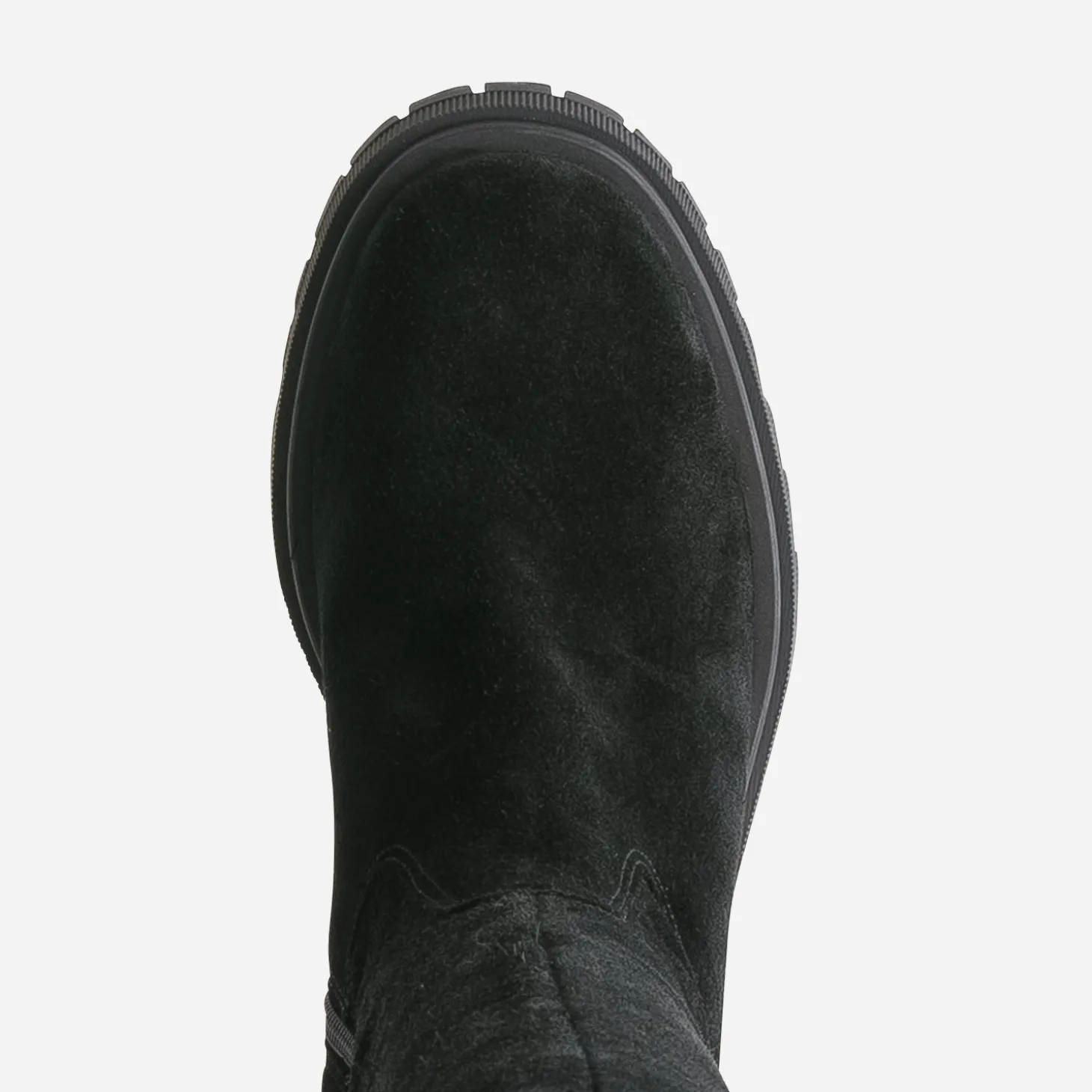 Botte TEXTO noire cuir velours