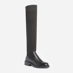 Botte-chaussette TEXTO noire