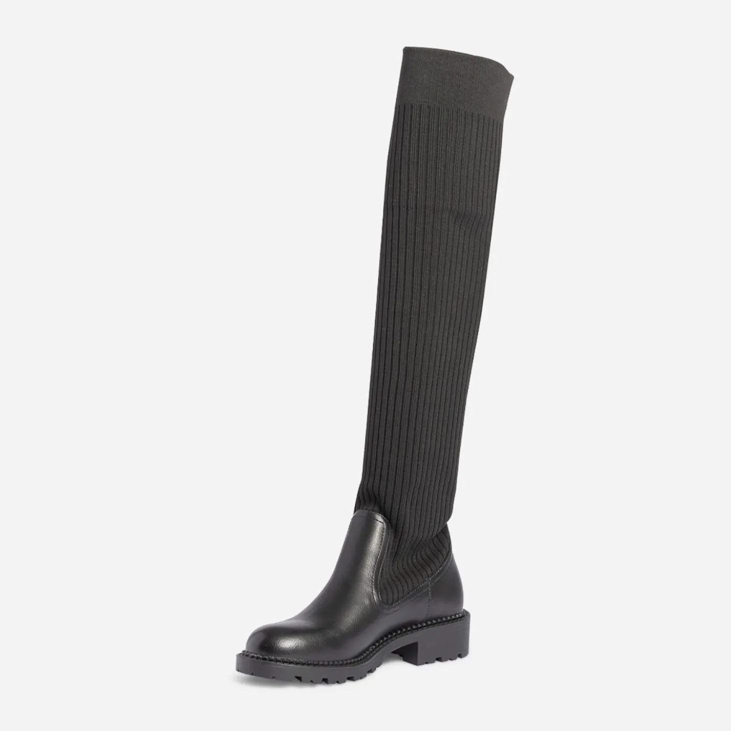 Botte-chaussette TEXTO noire