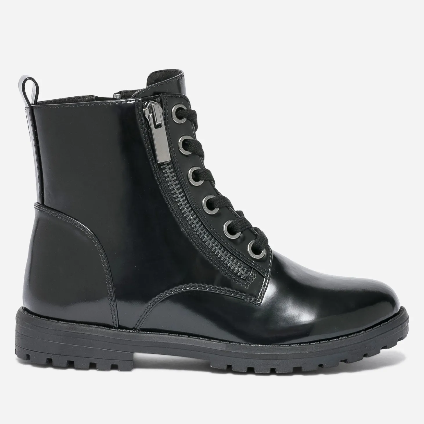 Bottine noir à zip