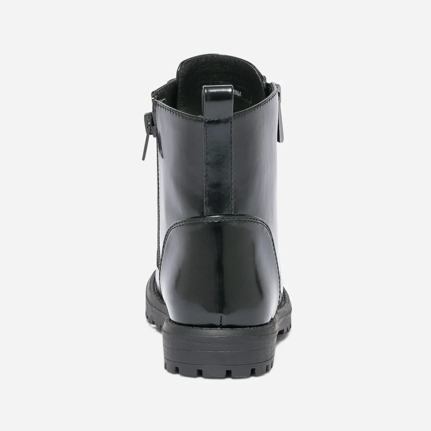 Bottine noir à zip