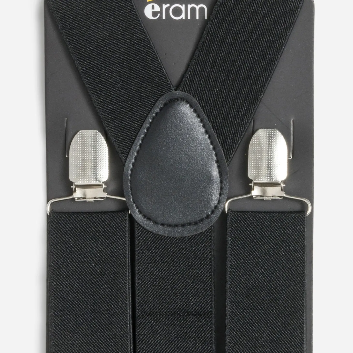Bretelles noires pour homme
