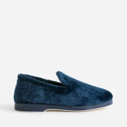 Charentaise bleue cocooning fourrée