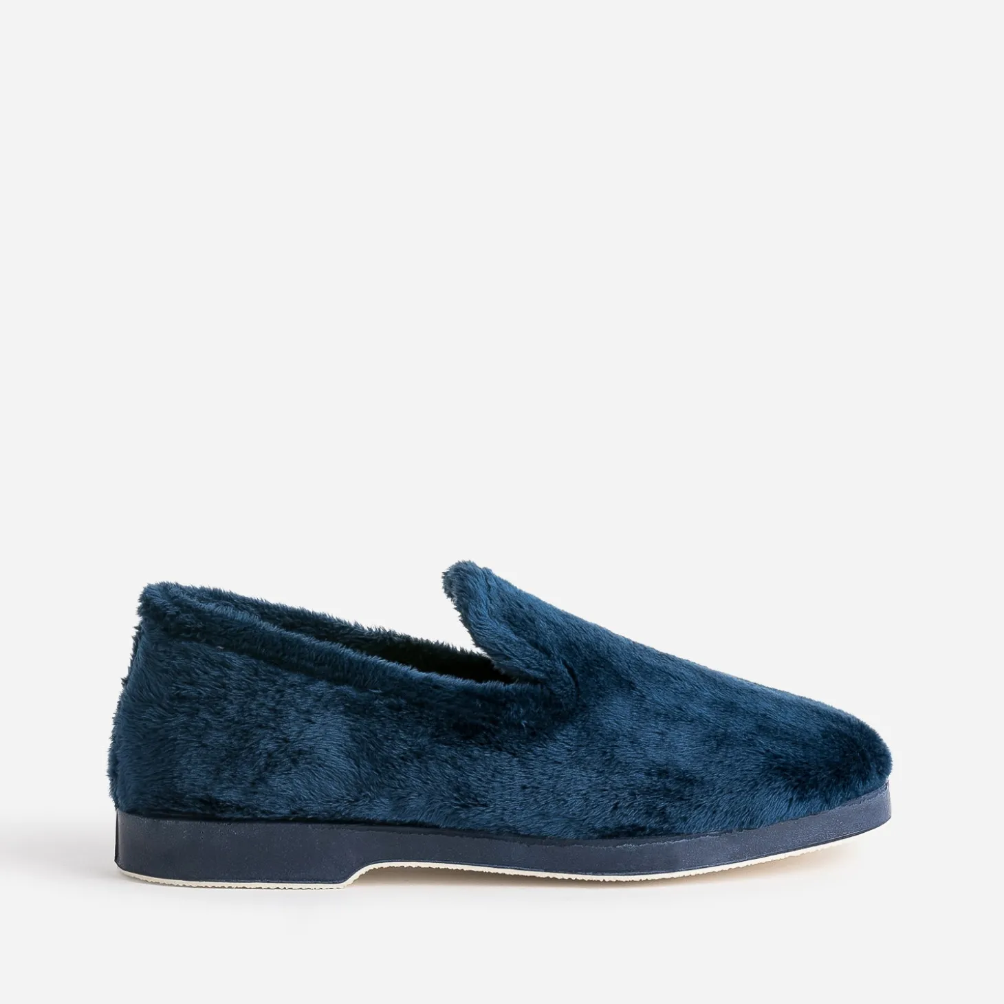 Charentaise bleue cocooning fourrée