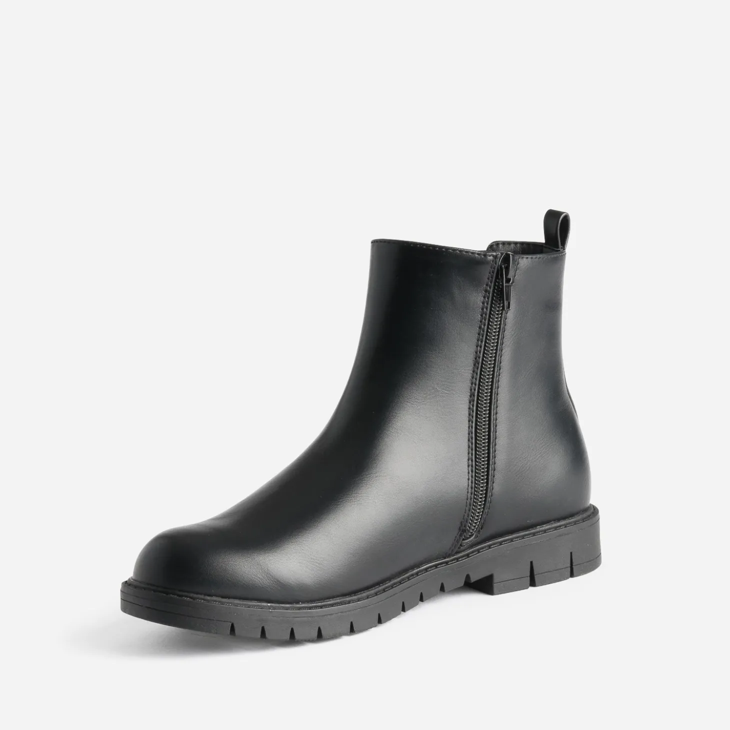 Chelsea boots BUGGY noir à semelle crantée